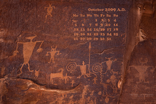 2009 october calendar. 2009-october-moab-petroglyphs-
