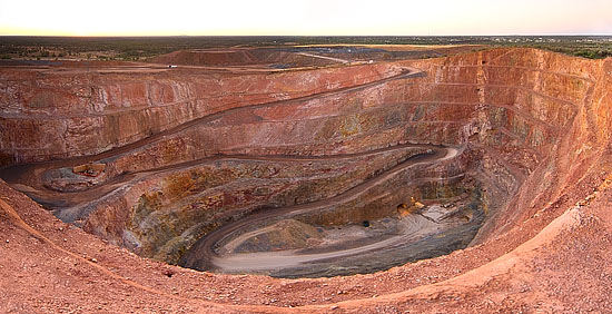 New Cobar Open Cut Panorama