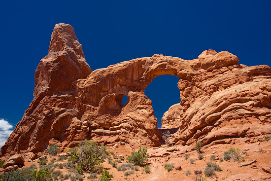 Turret Arch, Arches National Park, Utah, USA