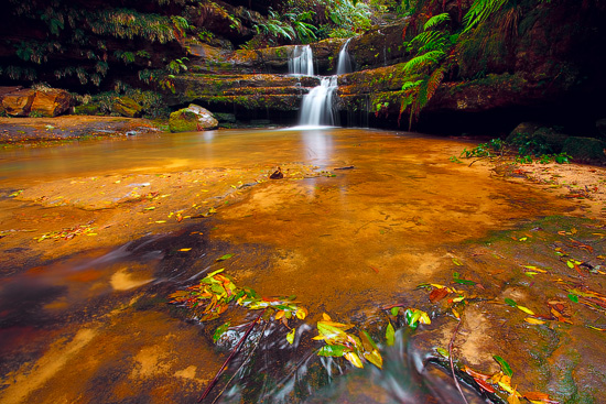 Terrace Falls, Blue Mountains National Park, NSW, Australia