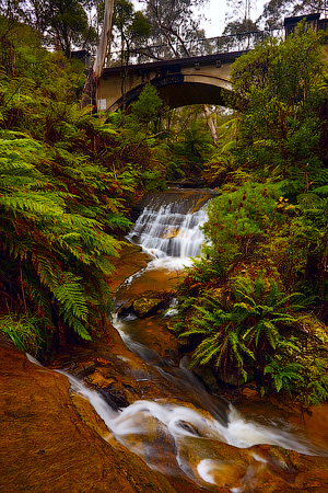 Leura Waterfalls, Blue Mountains National Park, NSW, Australia