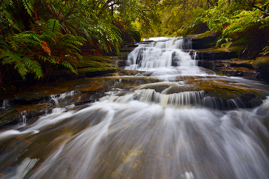 Leura Cascades, Blue Mountains National Park, NSW, Australia