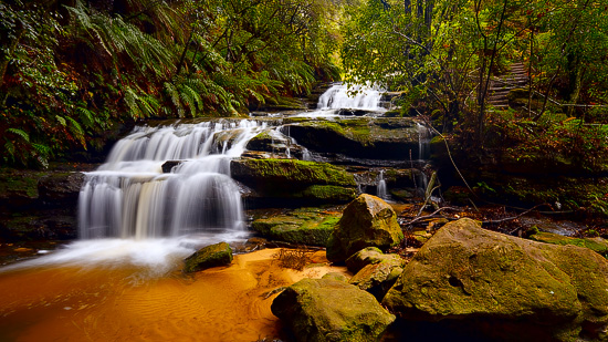 Leura Cascades, Blue Mountains National Park, NSW, Australia