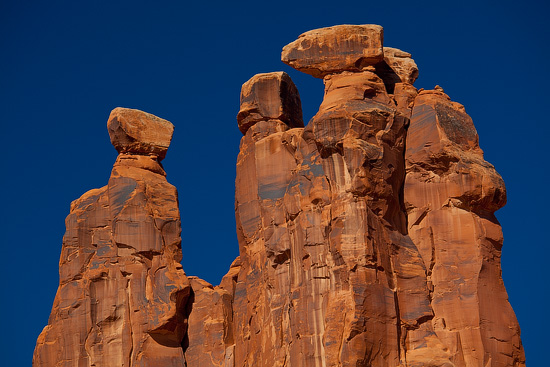 Three Gossips, Arches National Park, Utah, USA