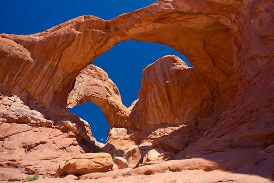 Double Arch, Arches National Park, Utah, USA