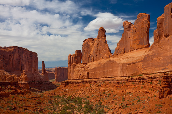 Park Avenue, Arches National Park, Utah, USA